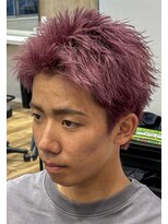 ルースト 京都四条大宮店(ROOST)&nbsp;スパイキーショート×ラベンダーピンク