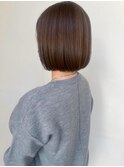 お手入れが簡単でお洒落ボブ