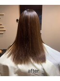 酸性矯正ストレート＋カット＋トリートメント　20代