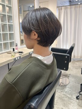 レトン 銀座(leton) 丸みショート/毛先パーマ/ショートボブ/似合わせカット/銀座