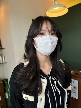 シェール(cher) 韓国レイヤー/黒髪ロング