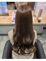 エイト 沖縄豊崎店(EIGHT toyosaki)&nbsp;【EIGHT 豊崎】お客様スタイル…オリーブベージュ×ロング