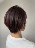 丸みショートボブ