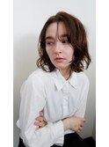 大人のこなれ感＊ゆるウェーブボブ