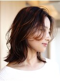 ボブ／レイヤー/ハイライト/beautrium鎌倉小町　比嘉