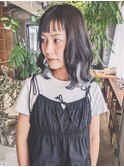 ミディアムヘア×インナーカラー