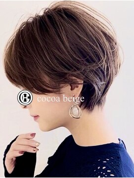 アンダーカバー UNDERCOVER 30代_40代_色気ショート_大人ショート_ショコラブラウン