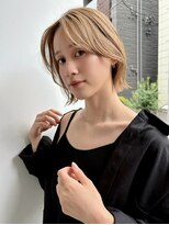 トルネード(TORNADO) 外国人風ボブパーマ モカベージュカーテンバング海外ガールt116