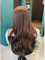 ヌックヘアー(nook hair)&nbsp;秋冬おすすめ★ヘーゼルベージュレイヤーカット顔周りカット