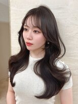 クム(kumu)&nbsp;レイヤーカット /縮毛矯正/前髪/顔周り/名古屋/栄/韓国サロン