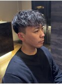 MEN’S HAIR/ブルーブラック/フェザーパーマ/瀬田