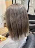 富士見ヶ丘ショートイルミナカラー顔周りレイヤーカット白髪染め