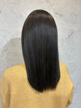 (五十嵐)暗染めグレージュカラー