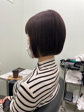 ローヴ 梅田(L'aube) ワンレンボブ タッセルボブ 髪質改善 ミニボブ