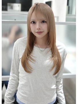 キートス(Kiitos) 春の透明感ミルクティーベージュ×レイヤー