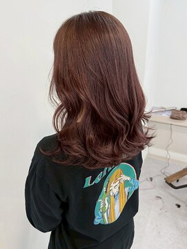 エトレ(etore) 透明感モカブラウン/ミディアム/ウェーブ/レイヤーカット