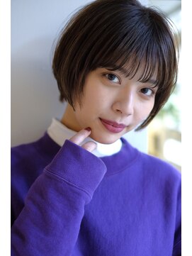 ヘアーアンドメイク シーク 八王子(HAIR&MAKE SeeK) ショートヘア シースルーバング