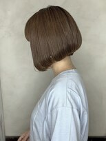オースト ヘアー ステラ 新宿店(Aust hair Stella)&nbsp;前下がりボブ×アッシュブランジュ