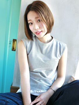 バース(BIRTH) 天神【BIRTH】ナチュラルボブ×センターパート