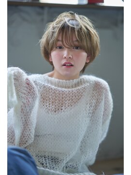 リアン(Lien) Lien☆マニッシュショート×ブロンドベージュ 立川