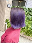 グレージュグラデーションカラーパープルダブルカラー志木新座
