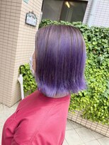 ヘアーアンドメイク ブロッサム 志木南口店(HAIR&MAKE Blossom) グレージュグラデーションカラーパープルダブルカラー志木新座