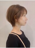 大人可愛い20代30代40代大人ナチュラルショートボブ