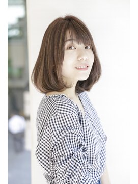 アフロディーテ ギンザ 秋葉原店(APHRODITE GINZA) 前髪/マチルダボブ/ピンクベージュ/インナーグレージュ/秋葉原