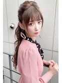 【ALBA千葉将大】お姫様ハーフアップ【三鷹】