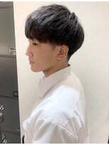 カンゴール サロン トウキョウ セントラル 原宿(KANGOL SALON TOKYO CENTRAL) 【KANGOL】センターパート パーマ 韓国 ウルフ マッシュ カラー