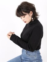 デイジー インデックスヘア 大島店(DAISY index hair)&nbsp;くびれ　ミディアムヘア　イメチェン　ウルフレイヤー　前髪