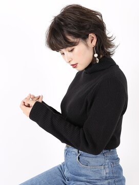 デイジー インデックスヘア 大島店(DAISY index hair) くびれ ミディアムヘア イメチェン ウルフレイヤー 前髪