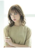 〈mielhair新宿〉大人可愛いゆるふわミディ　イルミナ
