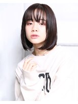 クラッチムク 博多口(CLUTCH muk.)&nbsp;オッジィオット　暗めカラー　ナチュラルボブ　　童顔