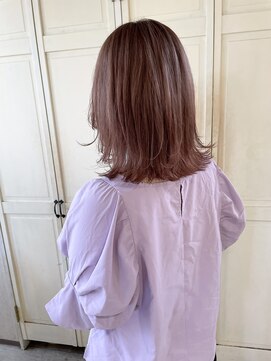 レイア(Leia) オレンジピンクベージュぼぶ