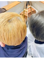 ヘアーサロン フーガ 春日部店(HAIR SALON fuuga)&nbsp;白髪ぼかし、ブリーチ版