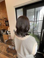 ディッシュ 五反田(dish) 五反田駅美容院★オレンジbye-グレージュ/くびれヘア/白髪ケア