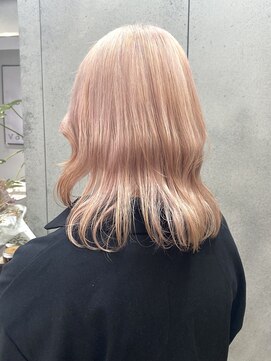 ヴェイン 渋谷(vain) ダブルカラーベビーピンク ペールピンク