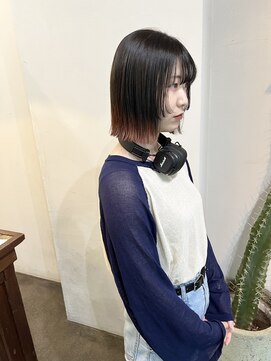 デヴェロペ(Devellope.) 【Devellope.】千葉担当　ボブ　フェイスレイヤー　裾カラー