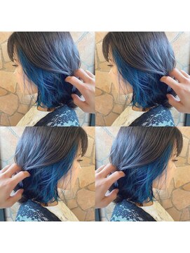 リンイチマルサン(Lin.103) ブルー×インナーカラー