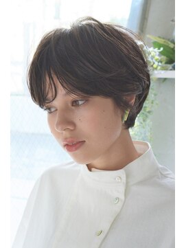 スナッグルサロン(SNUGGLE SALON) 前髪あり丸みショートボブ大人かわいいひし形20代30代40代50代