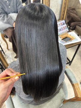 アンフィサンクミル 銀座(AnFye cinq mille) 【髪質改善】ジュエリーシステム×【縮毛矯正】【髪質改善】