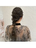 編みおろしヘアーセット
