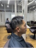 #八尾メンズ　#八尾フェードショート　#メンズアップバング