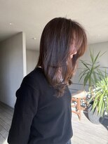 リバレッジ 広尾(Leverage)&nbsp;大人外国人風ミディアムレイヤー：Mao Shibasaki