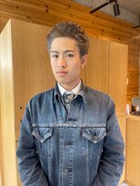 カフネ ジュントス ヨロ(Cafune' juntos YOLO) メンズカット×スパイキーショート×グレージュ20代◎