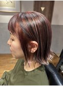 3色立体感ボブ!!