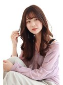 韓国風巻き/フェイスレイヤー/無造作セミロング