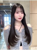 韓国風レイヤーカット  くびれ巻き  大宮