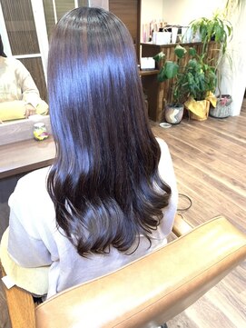 プリュム(Plume) 20代30代ブリーチなし大人可愛いゆるふわヌーディーカラー